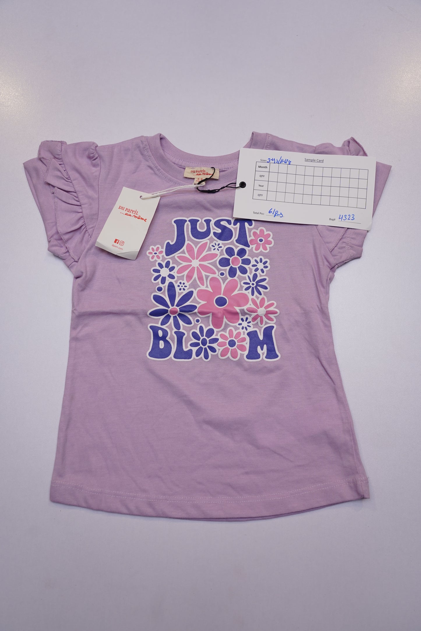 DU PAREIL GIRLS PRINTED T SHIRT