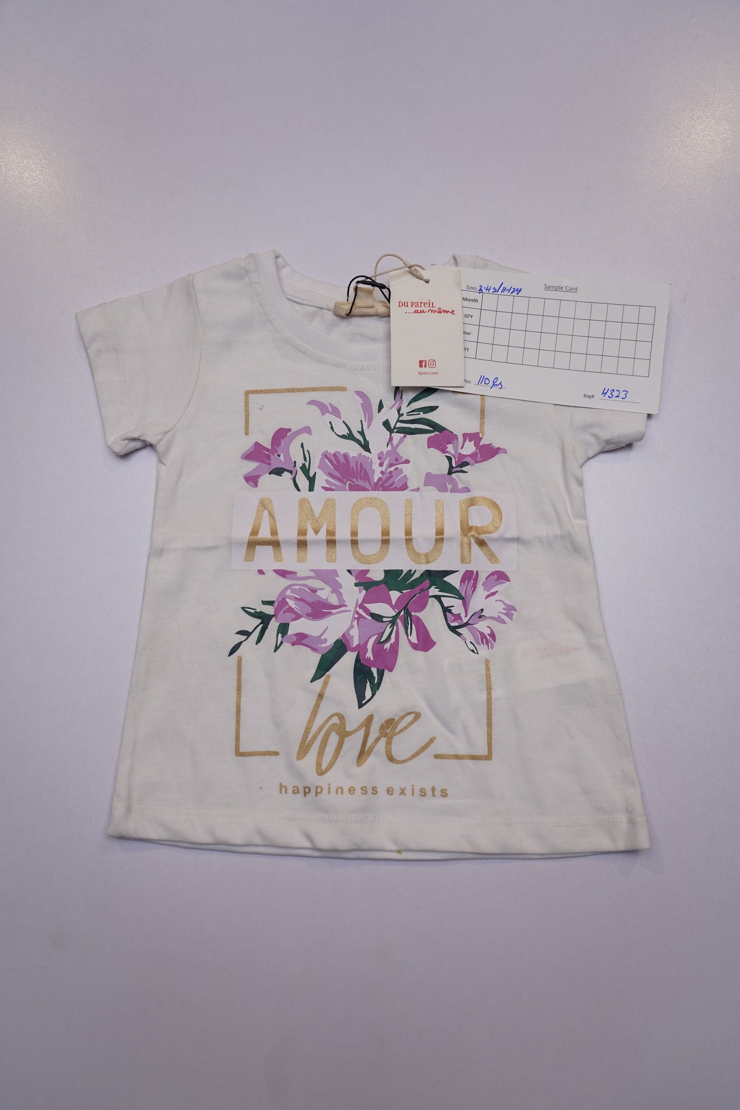 DU PAREIL GIRLS PRINTED T SHIRT