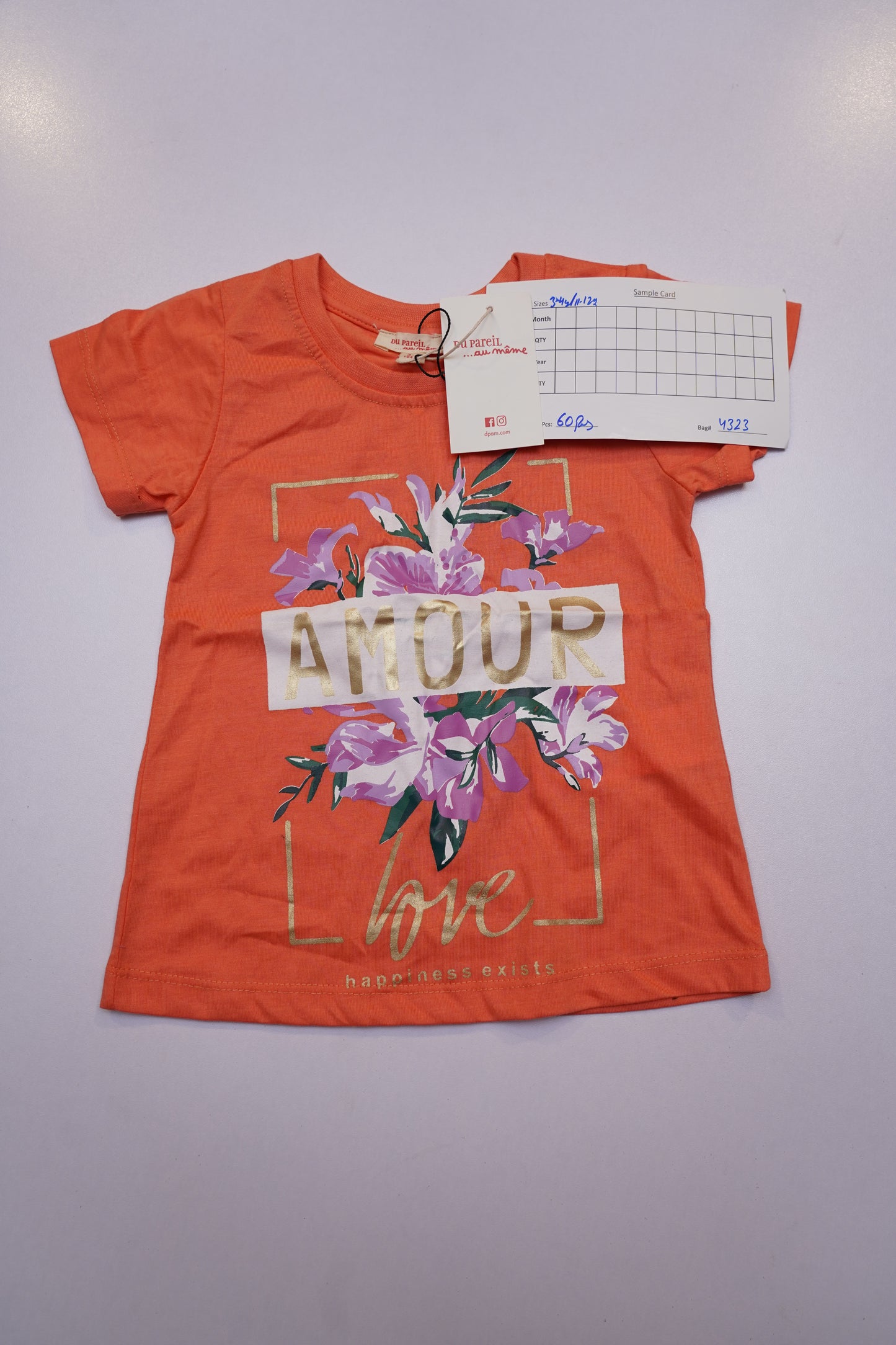 DU PAREIL GIRLS PRINTED T SHIRT