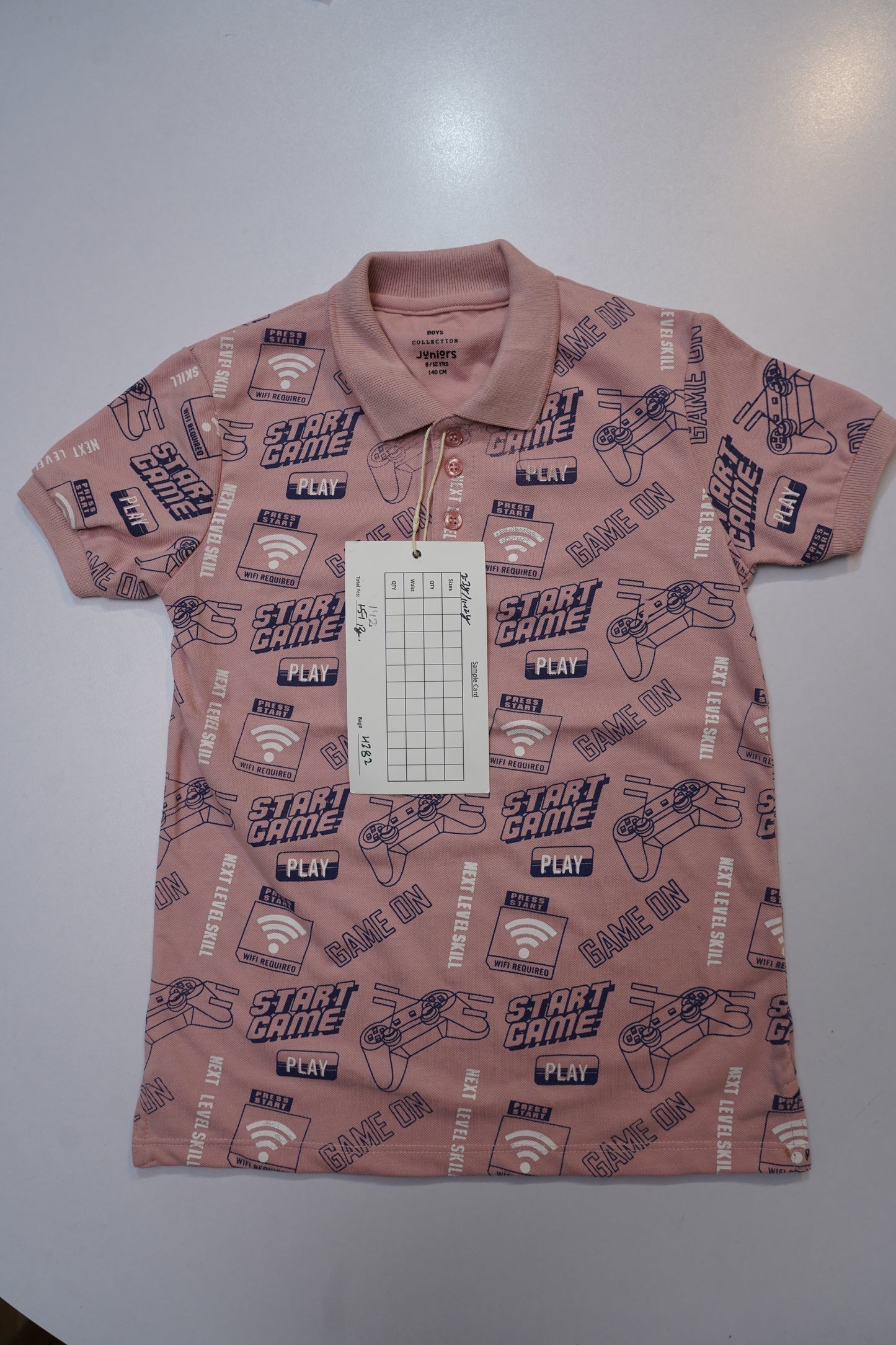 JUNIOR Boys Graphic Printed Polo Shirt
