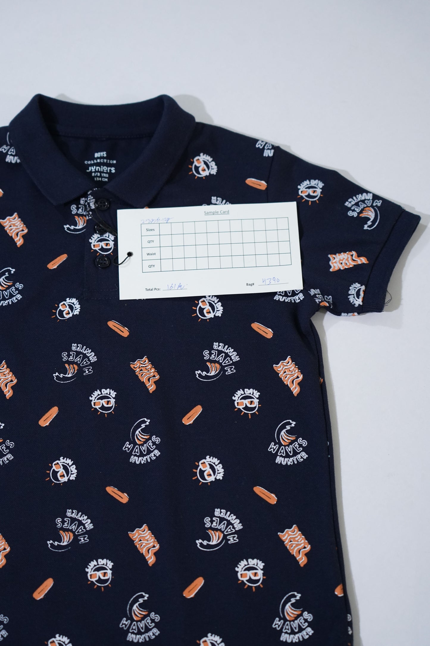 JUNIOR Boys Graphic Printed Polo Shirt