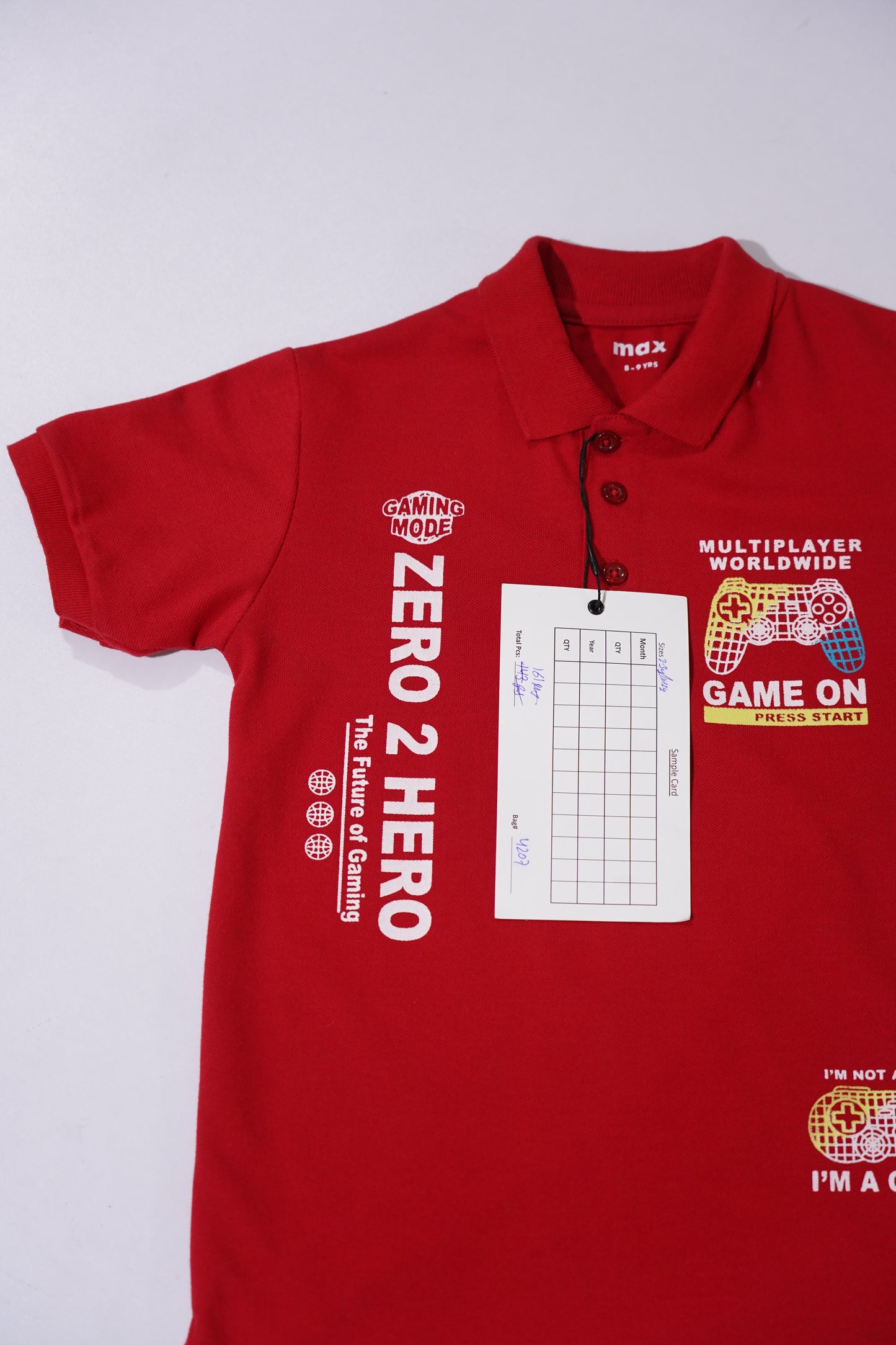 MAX Boys Graphic Printed Polo Shirt