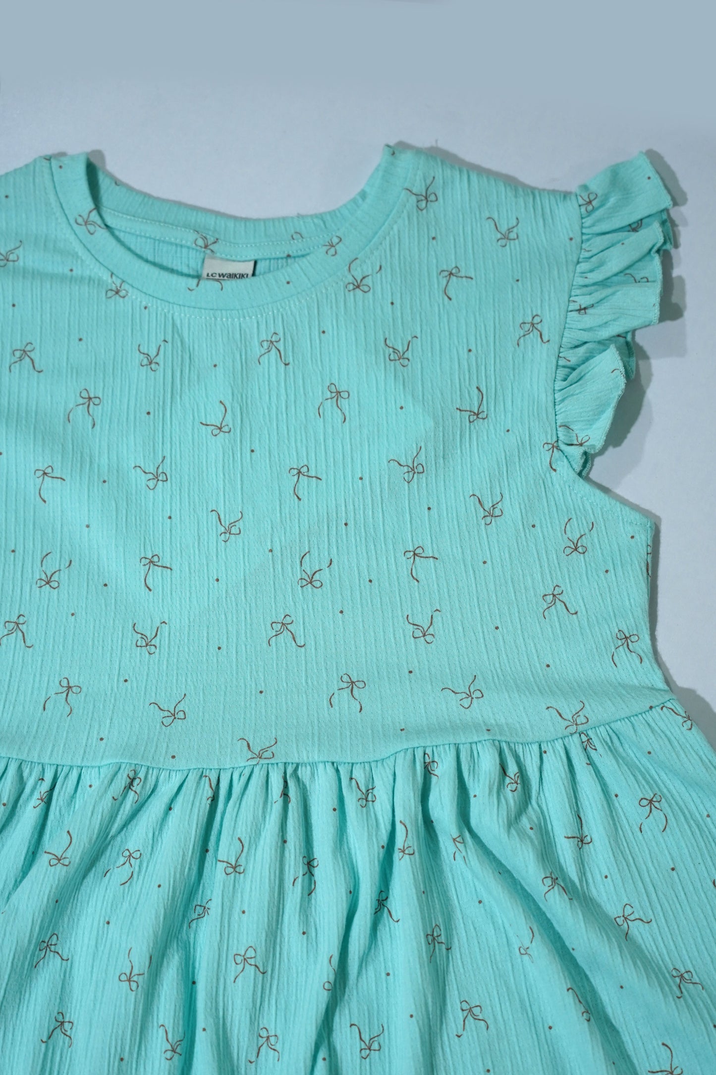 LC WAIKIKI Girls Textured Printed Dress