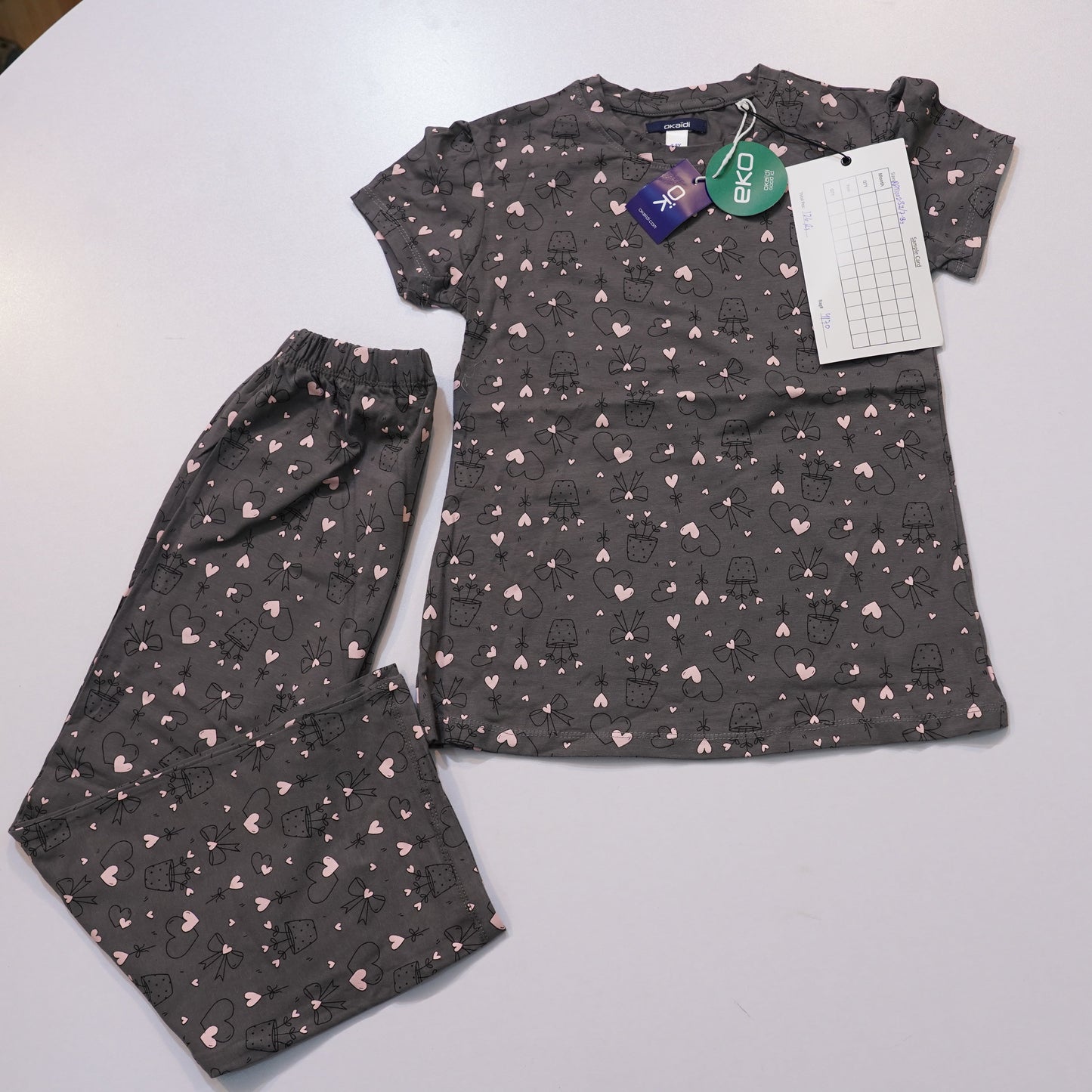 OKAIDI Girls Playfull graphic Printed Co Ord Set