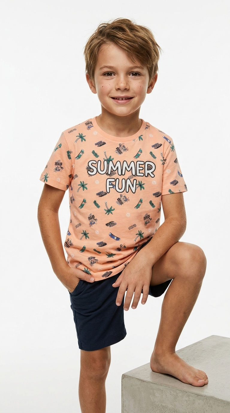 LCW Boys Graphic Printed T-Shirt