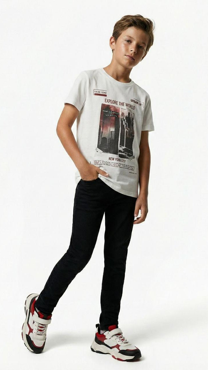 ALOHA Boys Printed T-Shirt