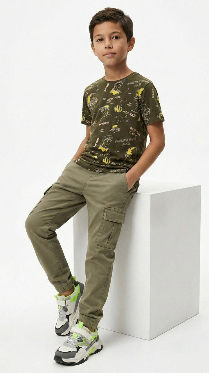 LCW Boys Graphic Printed T-Shirt