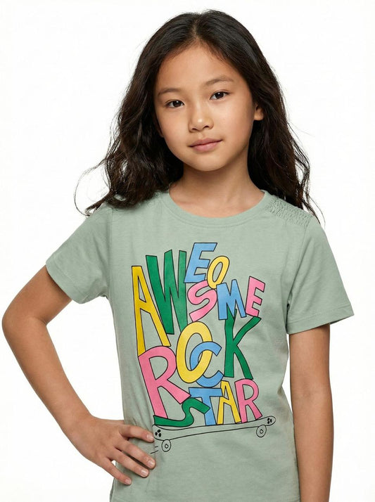 DU PAREIL GIRLS PRINTED T SHIRT