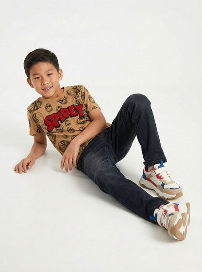 LCW Boys Spider Graphic Print T-Shirt