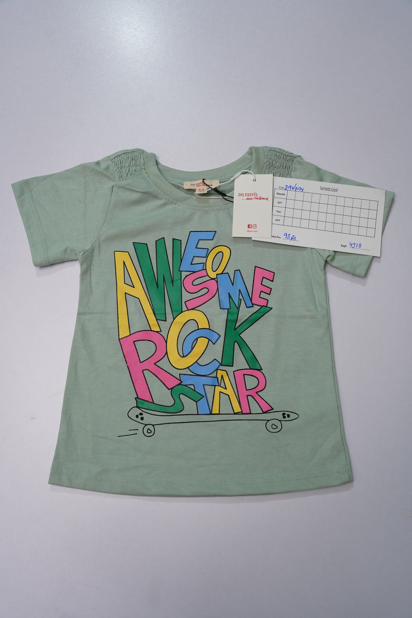 DU PAREIL GIRLS PRINTED T SHIRT