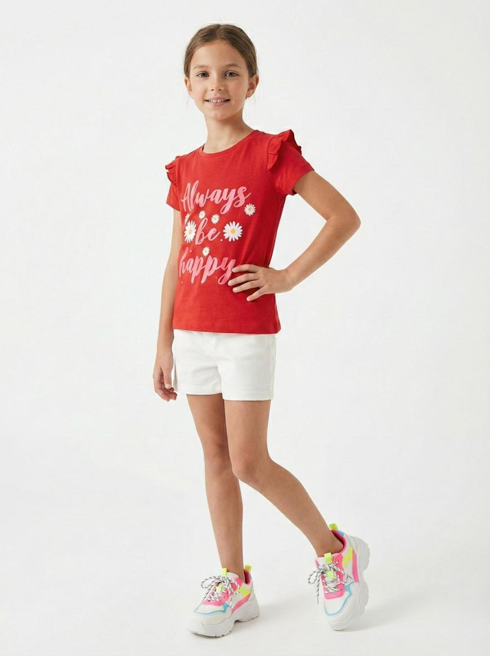 DU PAREIL GIRLS PRINTED T SHIRT