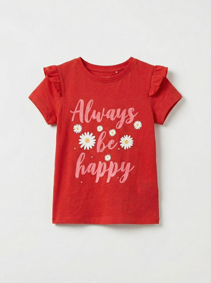 DU PAREIL GIRLS PRINTED T SHIRT