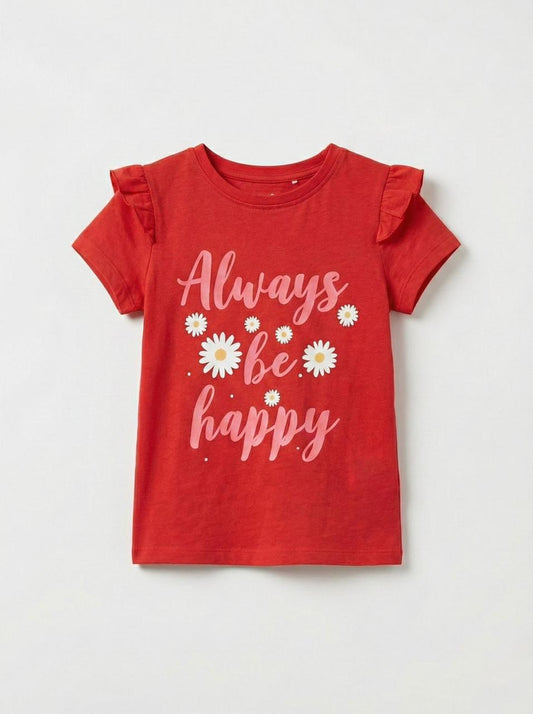 DU PAREIL GIRLS PRINTED T SHIRT