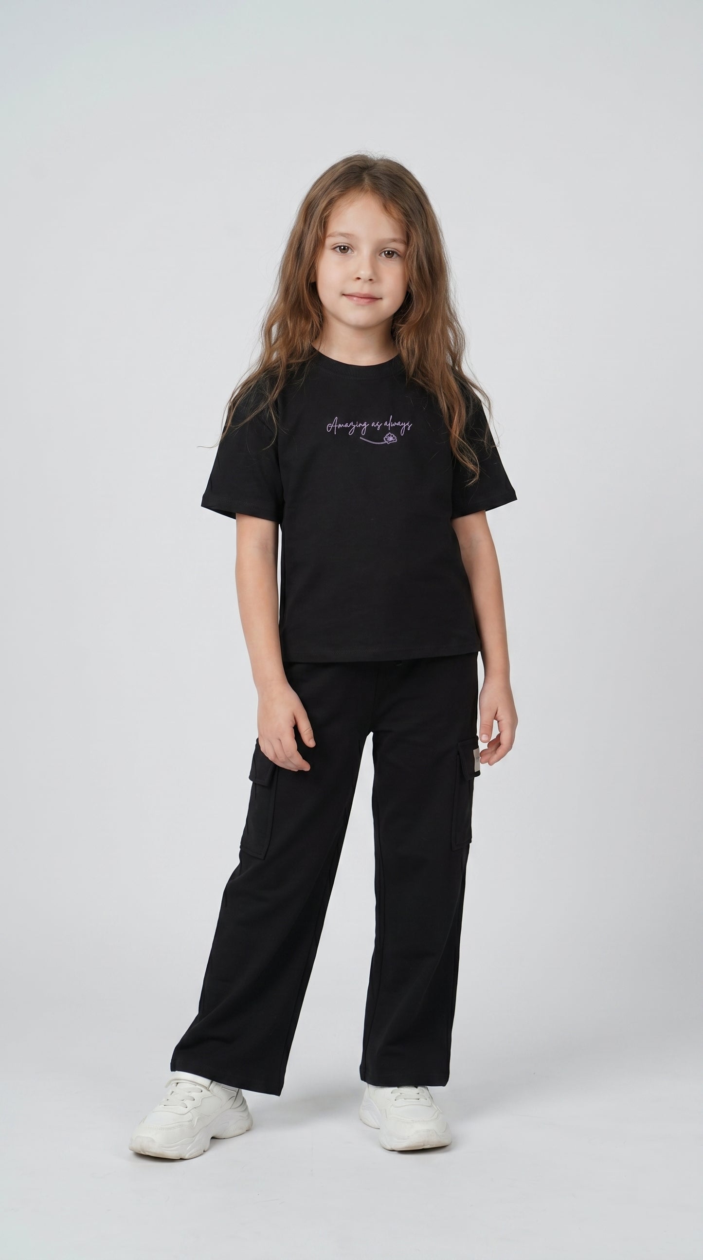 M&S Girls Cargo Co Ord Set