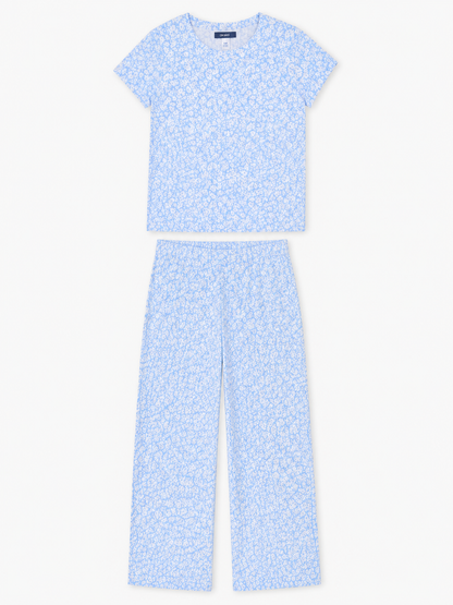 OKAIDI Girls Floral Printed Co Ord Set