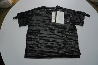 OYSHO Womens Essential Zebra Print Crew Neck T Shirt