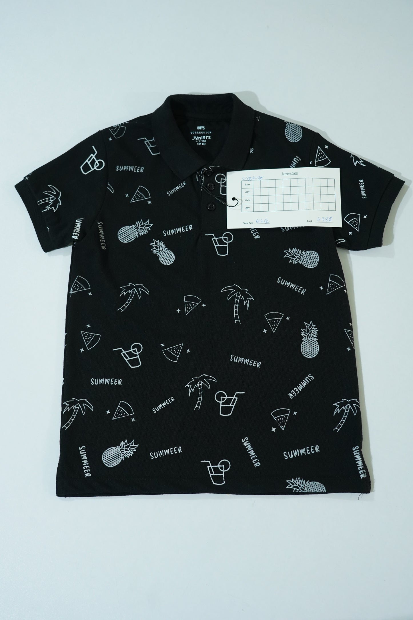 JUNIOR Boys Graphic Printed Polo Shirt