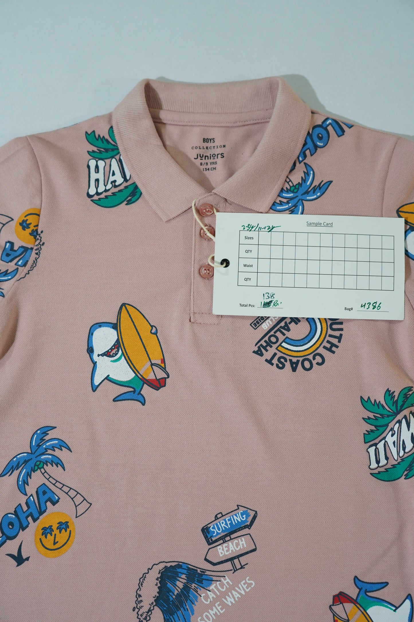 JUNIOR Boys Graphic Printed Polo Shirt