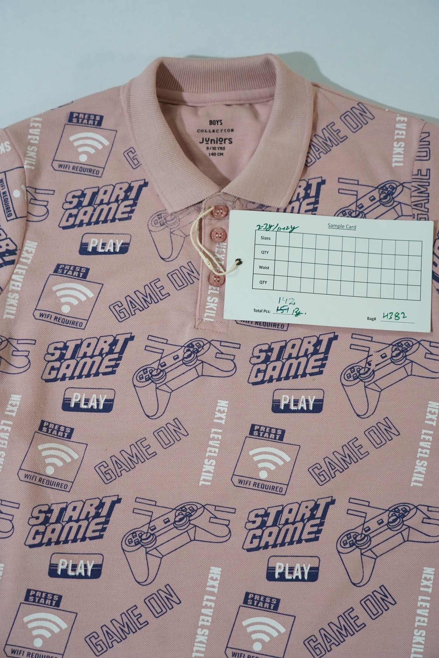 JUNIOR Boys Graphic Printed Polo Shirt