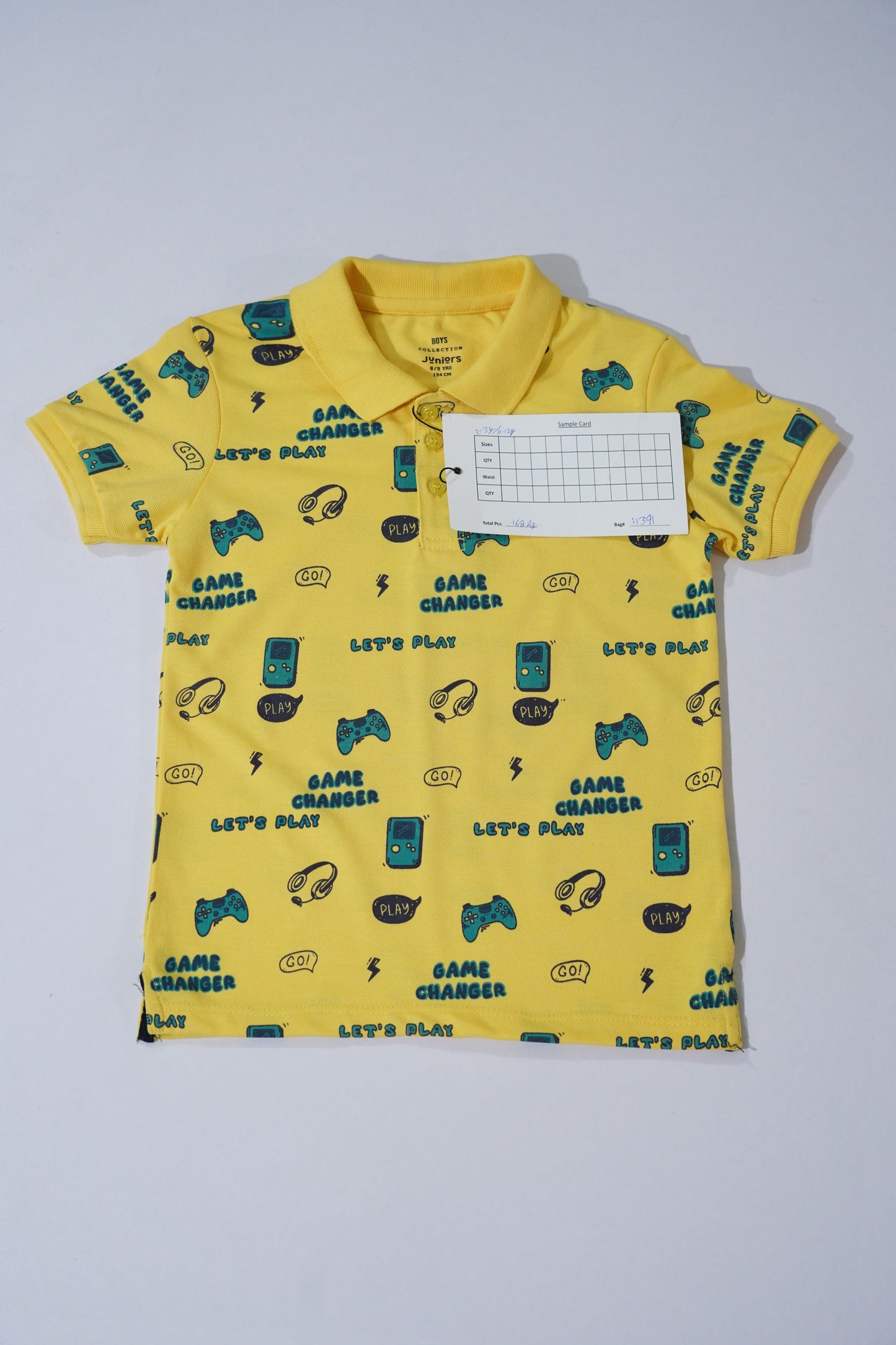 JUNIOR Boys Graphic Printed Polo Shirt