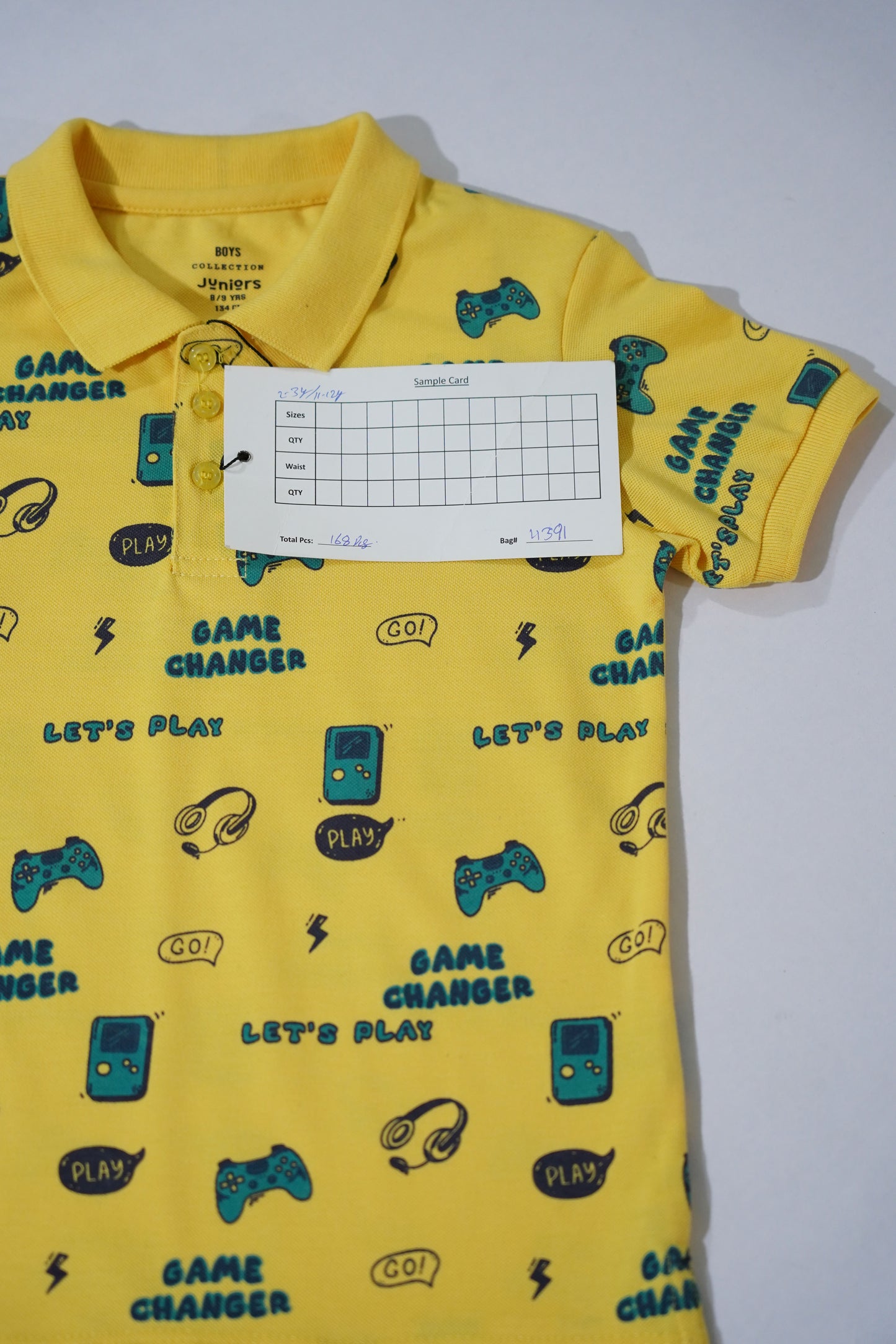 JUNIOR Boys Graphic Printed Polo Shirt