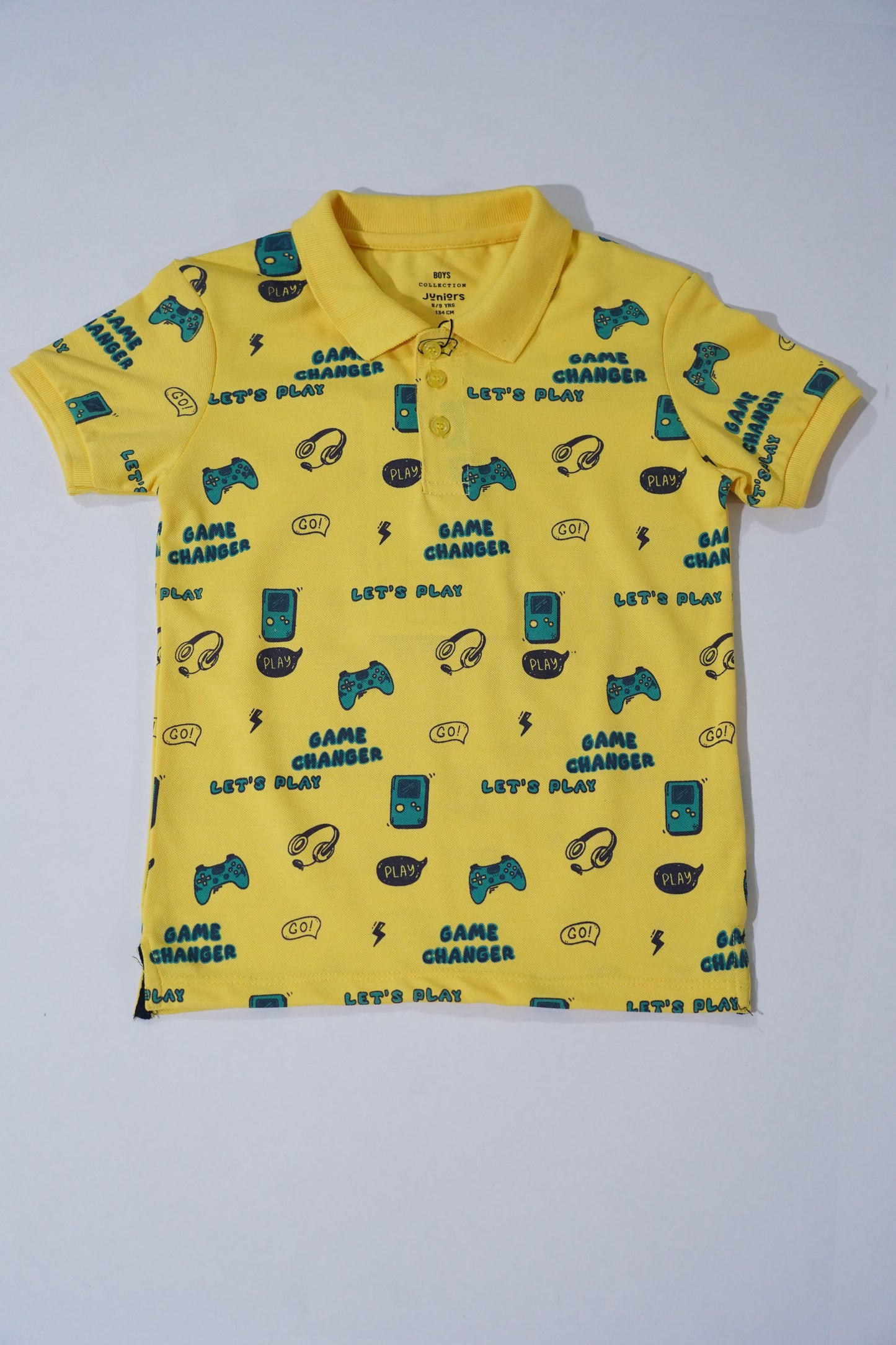 JUNIOR Boys Graphic Printed Polo Shirt