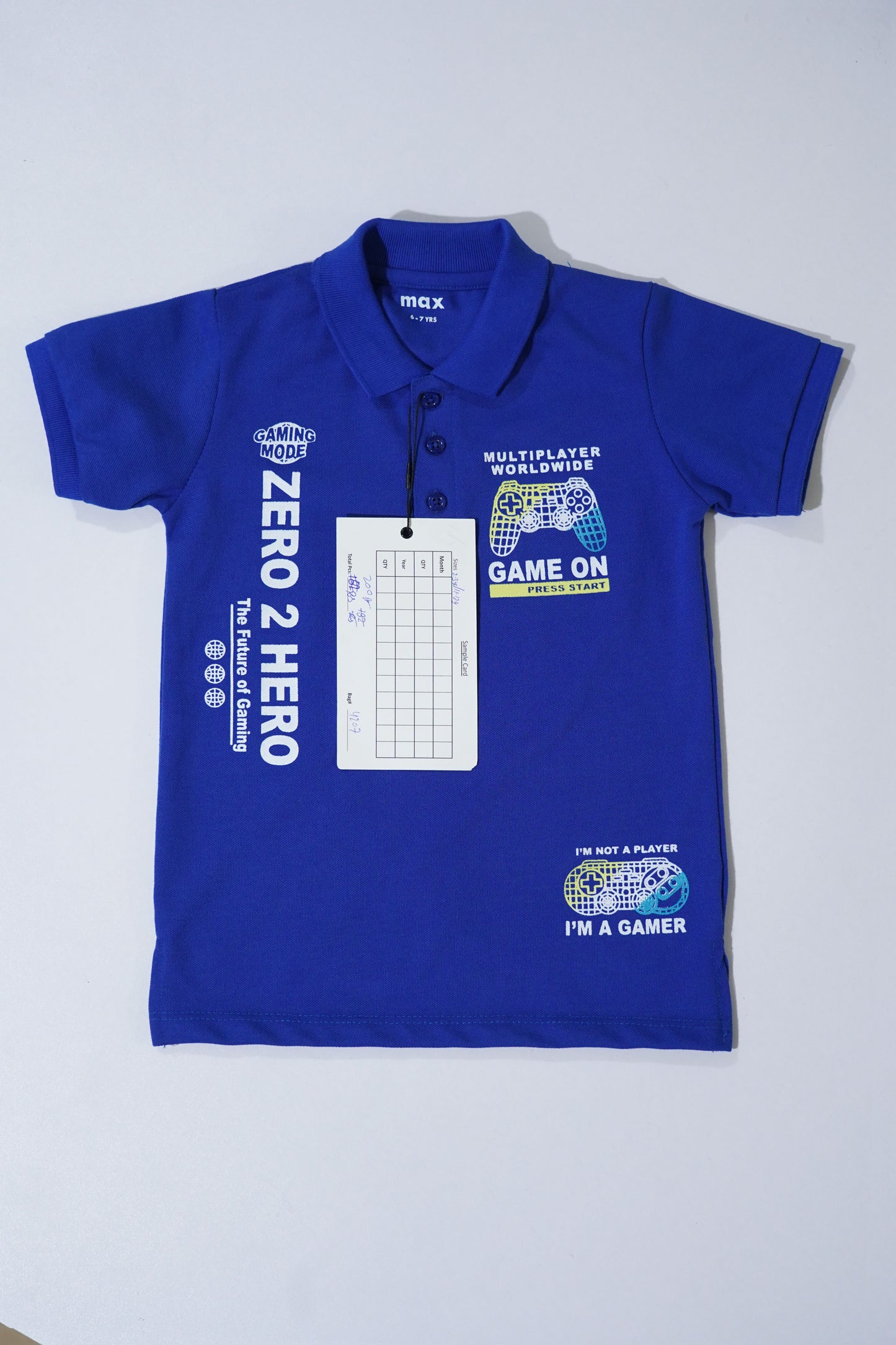 MAX Boys Graphic Printed Polo Shirt