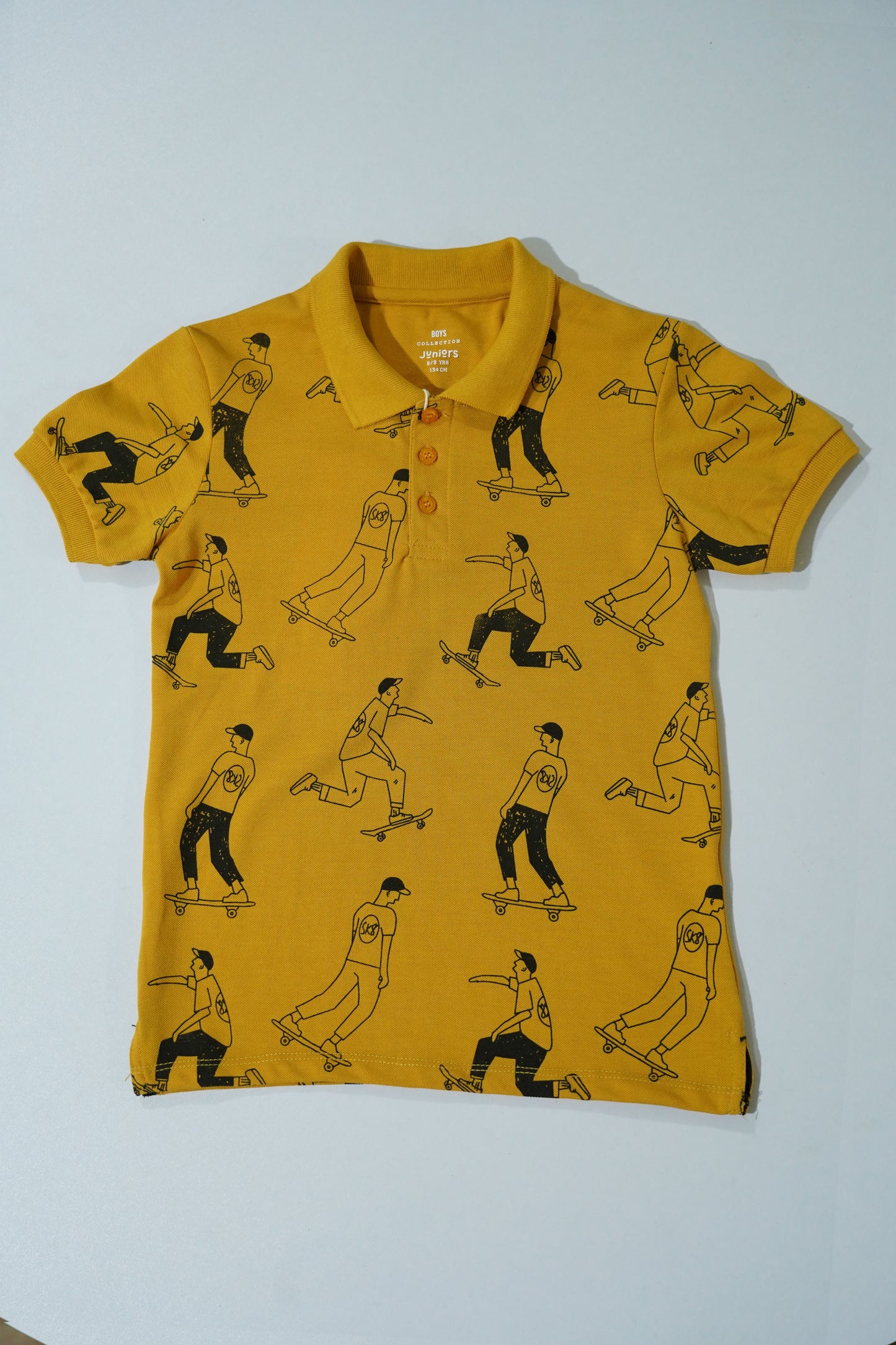 JUNIOR Boys Graphic Printed Polo Shirt