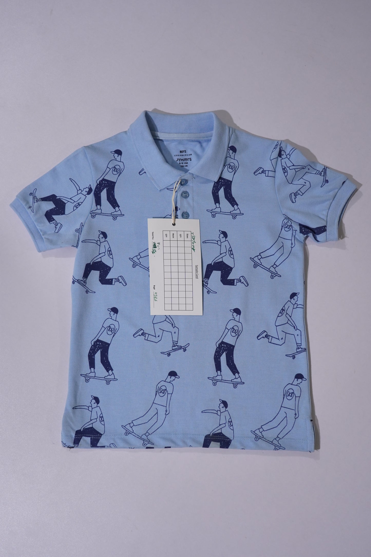 JUNIOR Boys Graphic Printed Polo Shirt