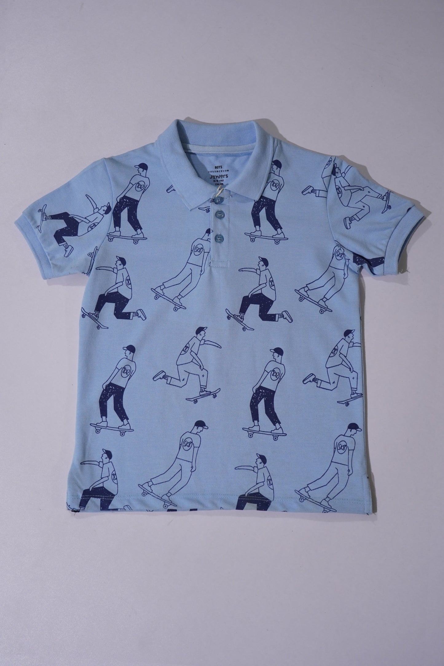 JUNIOR Boys Graphic Printed Polo Shirt
