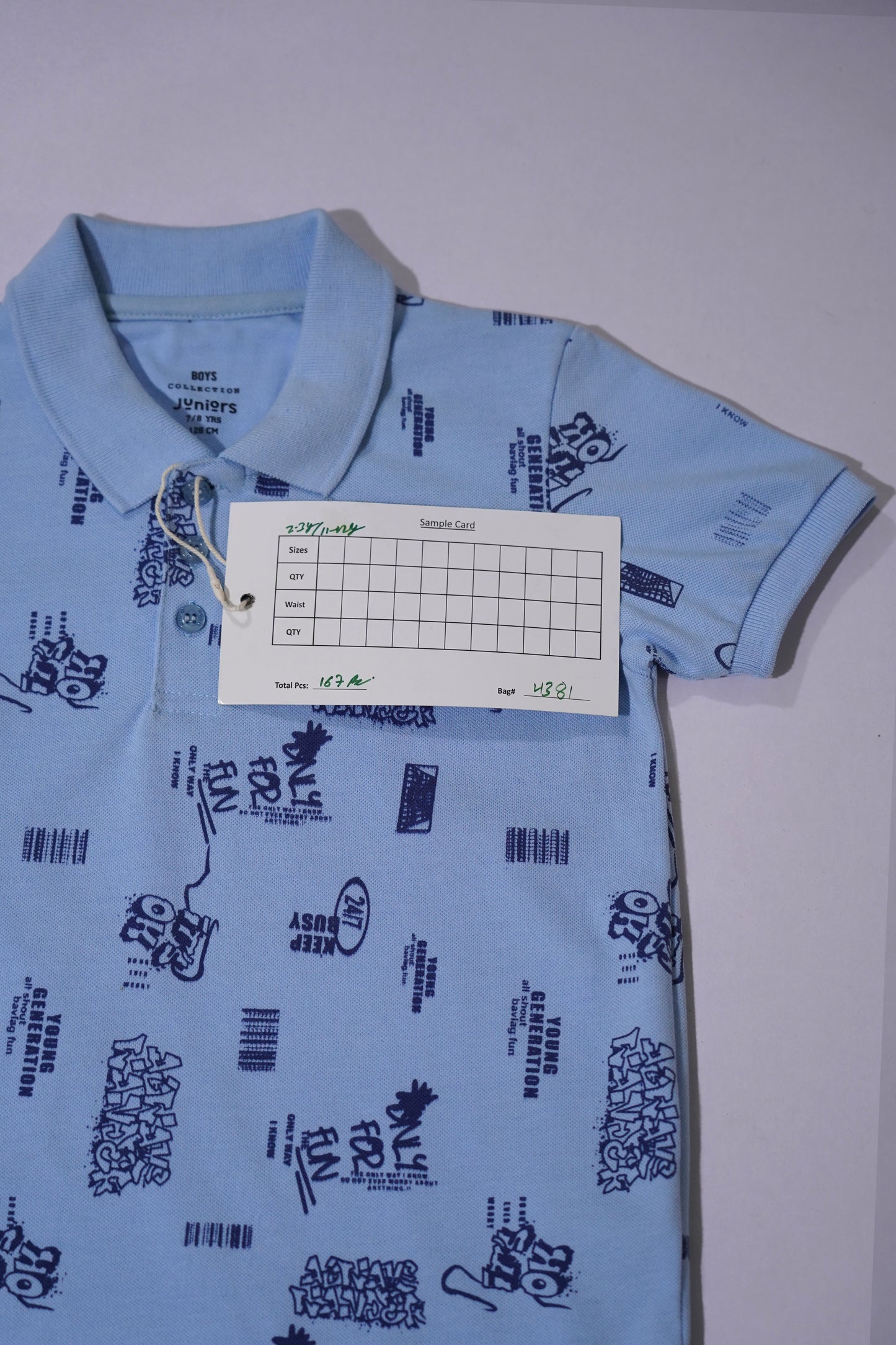 JUNIOR Boys Graphic Printed Polo Shirt