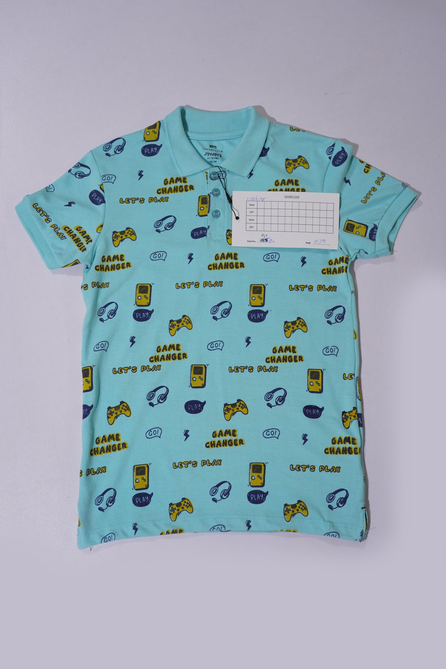 JUNIOR Boys Graphic Printed Polo Shirt