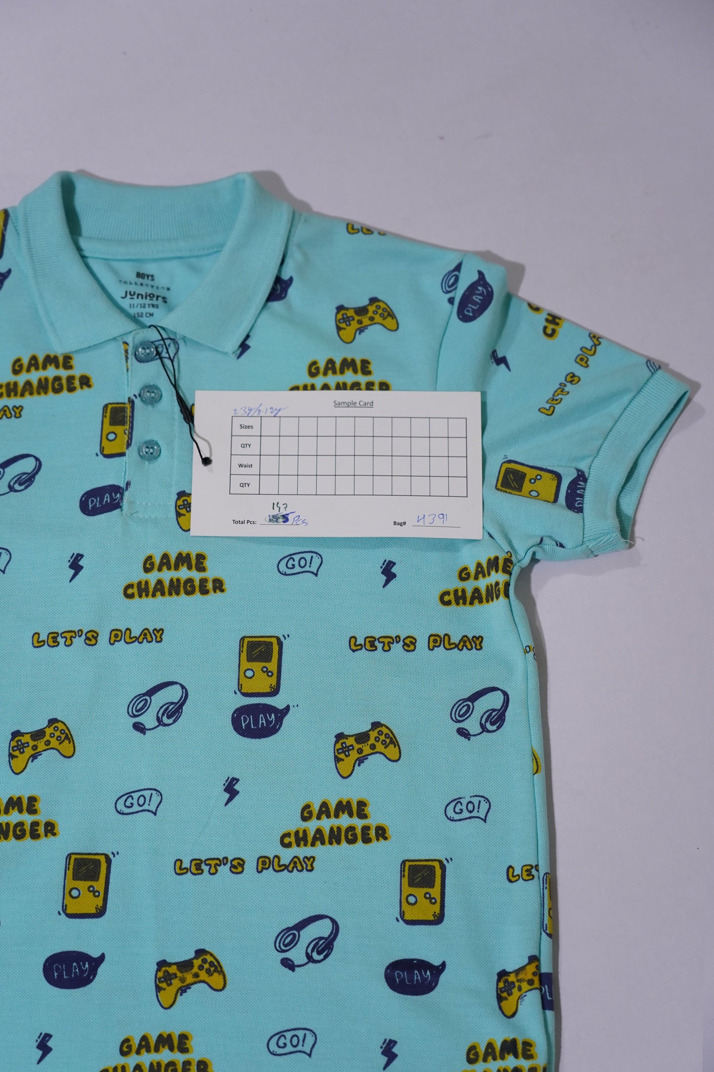 JUNIOR Boys Graphic Printed Polo Shirt