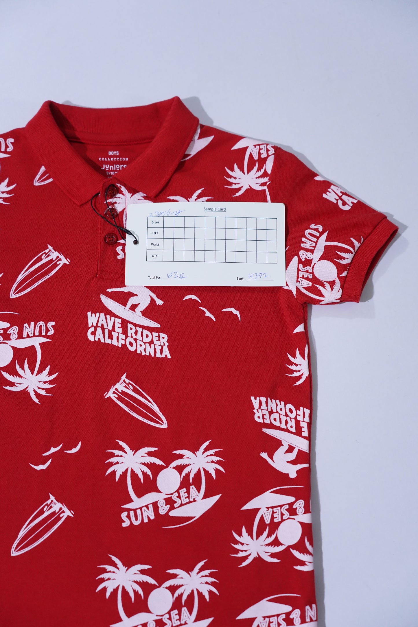 JUNIOR Boys Graphic Printed Polo Shirt
