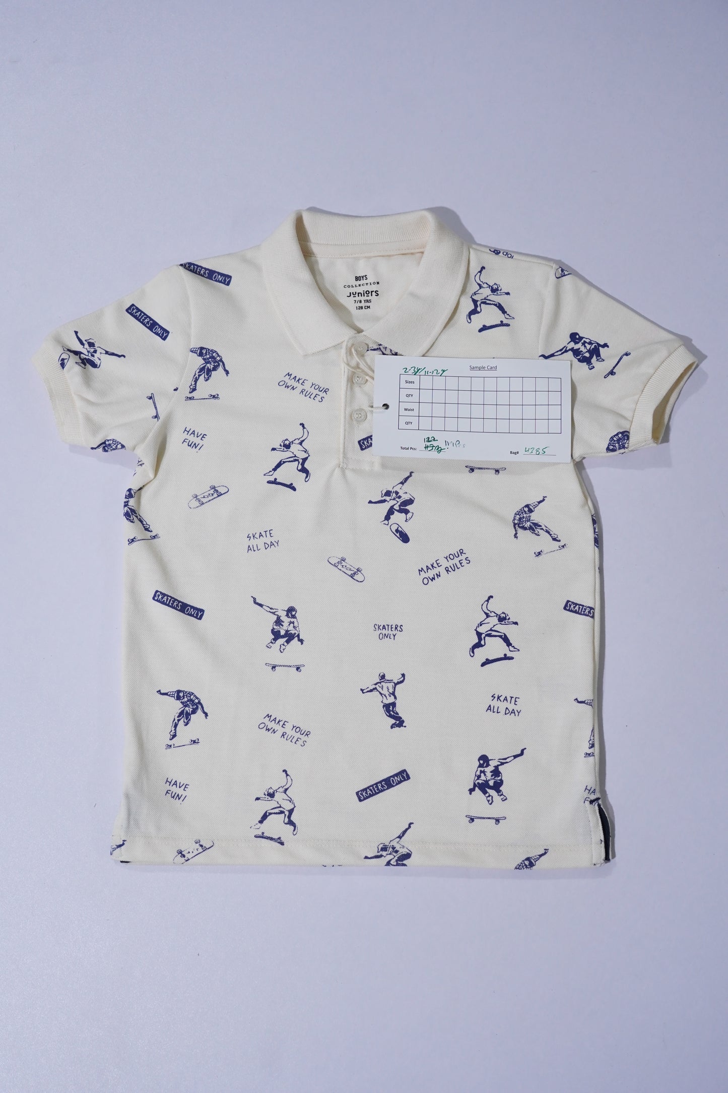 JUNIOR Boys Graphic Printed Polo Shirt