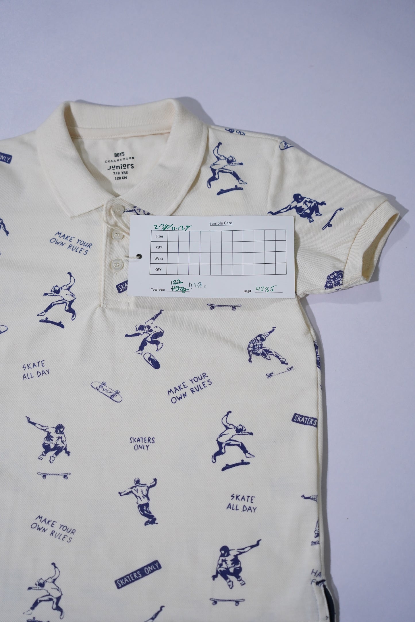 JUNIOR Boys Graphic Printed Polo Shirt