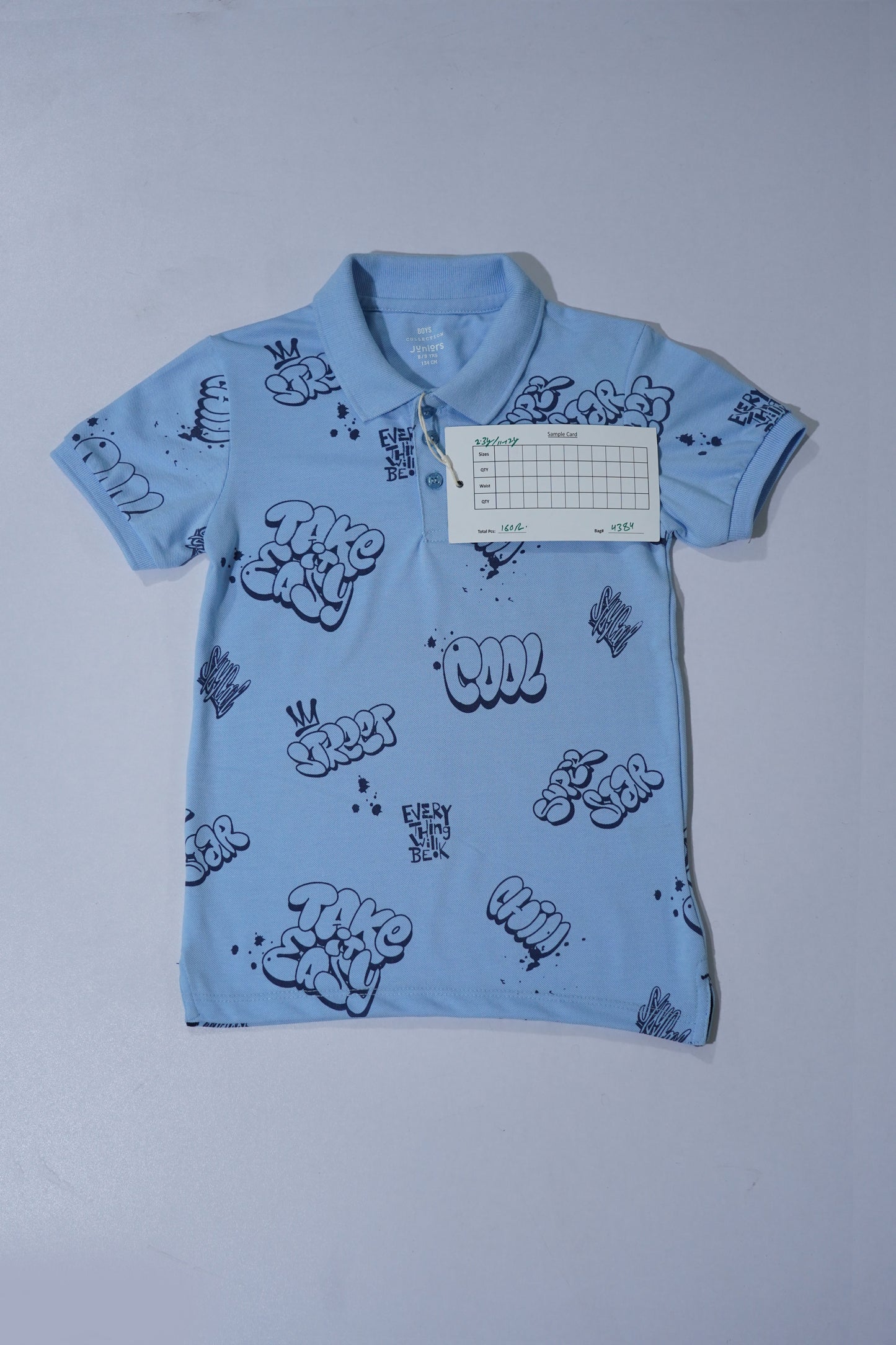 JUNIOR Boys Graphic Printed Polo Shirt