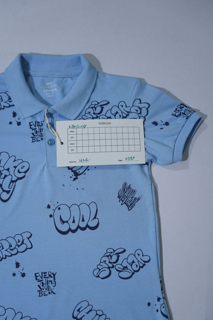 JUNIOR Boys Graphic Printed Polo Shirt