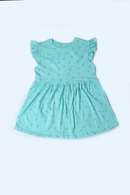 LC WAIKIKI Girls Textured Printed Dress