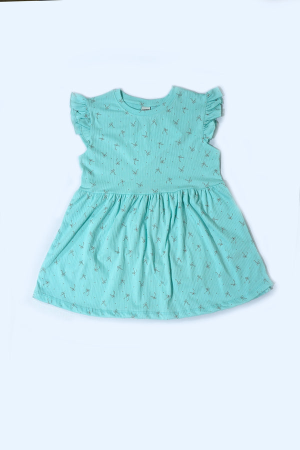 LC WAIKIKI Girls Textured Printed Dress