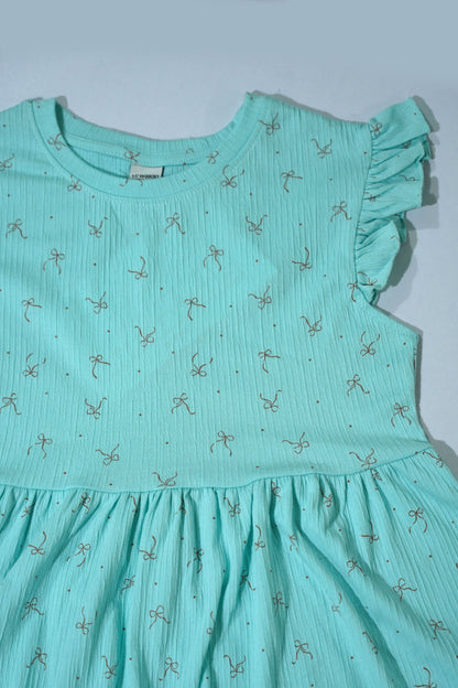 LC WAIKIKI Girls Textured Printed Dress