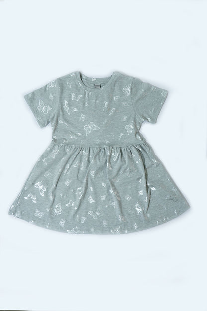 LC WAIKIKI Girls Printed Butterfly Dress