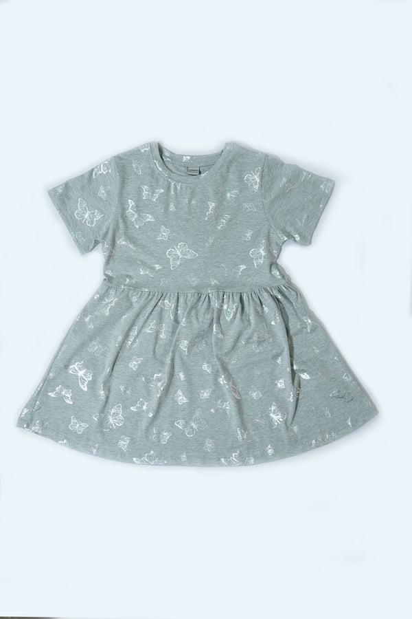 LC WAIKIKI Girls Printed Butterfly Dress