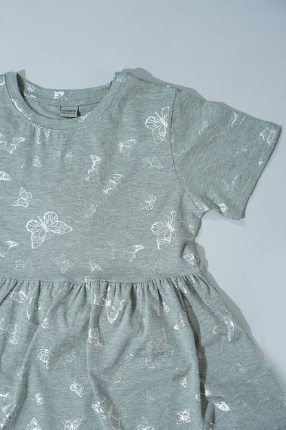 LC WAIKIKI Girls Printed Butterfly Dress