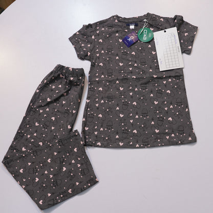 OKAIDI Girls Playfull graphic Printed Co Ord Set