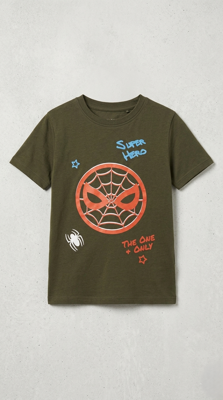LCW Boys Super Hero Spider Print T-Shirt