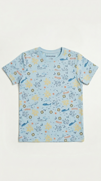 LCW Boys Graphic Printed T-Shirt
