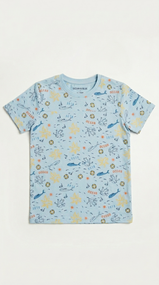 LCW Boys Graphic Printed T-Shirt