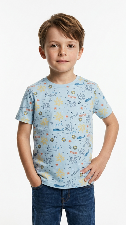 LCW Boys Graphic Printed T-Shirt