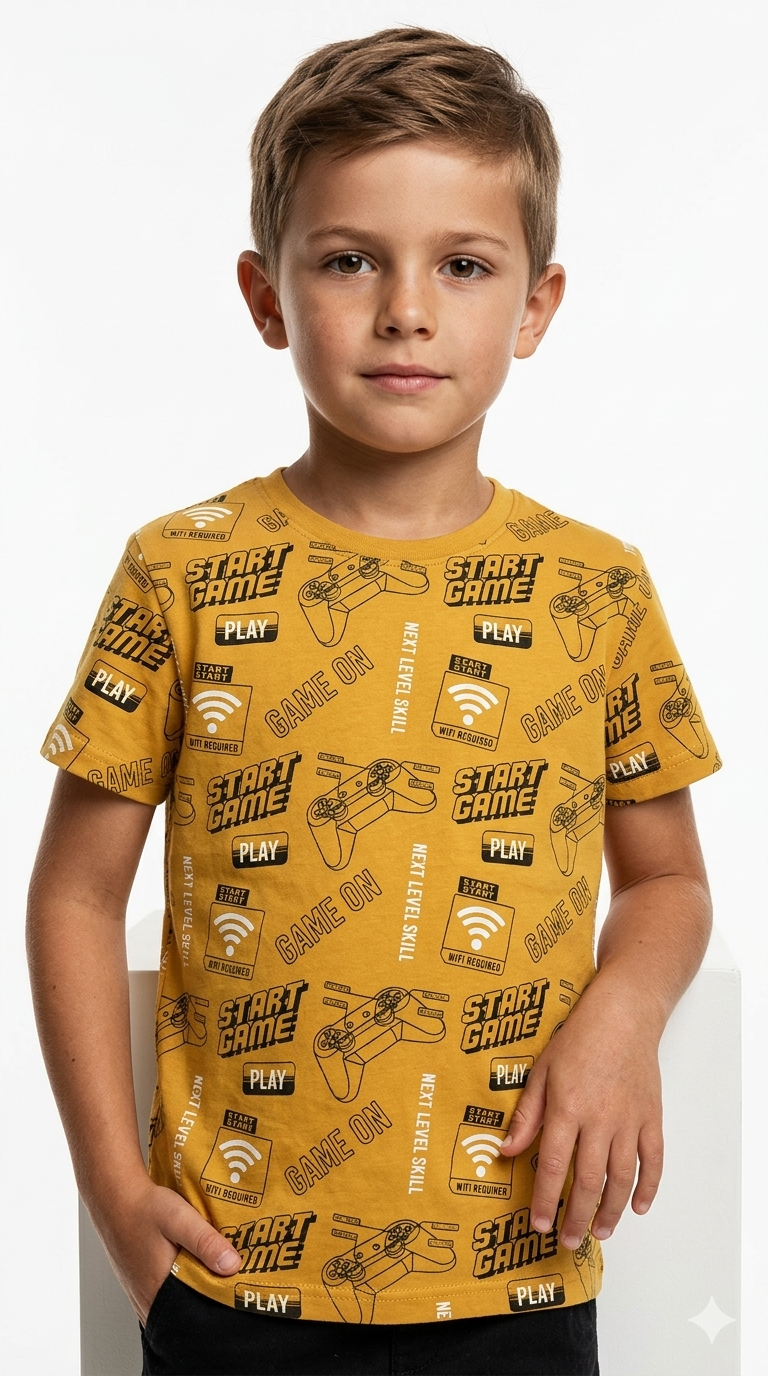 LCW Boys Graphic Printed T-Shirt